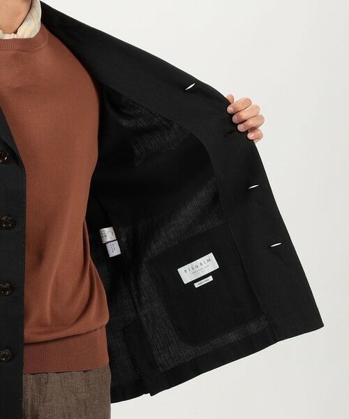 TOMORROWLAND / トゥモローランド ブルゾン | リネンコットンヘリンボーン ハンドカバーシャツブルゾン | 詳細5