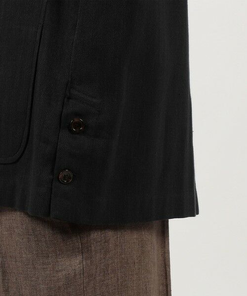 TOMORROWLAND / トゥモローランド ブルゾン | リネンコットンヘリンボーン ハンドカバーシャツブルゾン | 詳細9