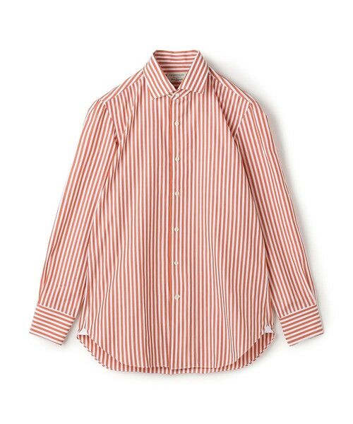 TOMORROWLAND / トゥモローランド シャツ・ブラウス | 【別注】Maria Santagelo コットンストライプ ワンピースカラーシャツ（36 レッド系）