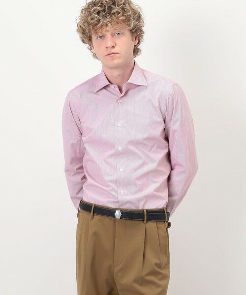 TOMORROWLAND / トゥモローランド シャツ・ブラウス | ERRICO FORMICOLA コットンヘアラインストライプ  ロングスリーブシャツ | 詳細2