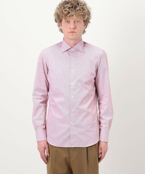 TOMORROWLAND / トゥモローランド シャツ・ブラウス | ERRICO FORMICOLA コットンヘアラインストライプ  ロングスリーブシャツ | 詳細3