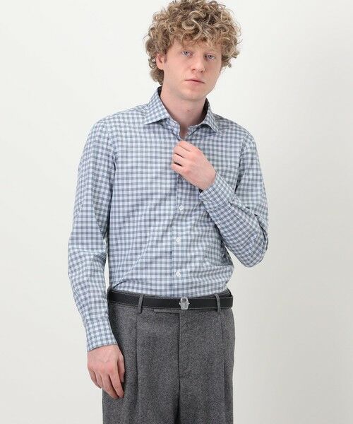 TOMORROWLAND / トゥモローランド シャツ・ブラウス | ERRICO FORMICOLA コットンチェック  ロングスリーブシャツ | 詳細2