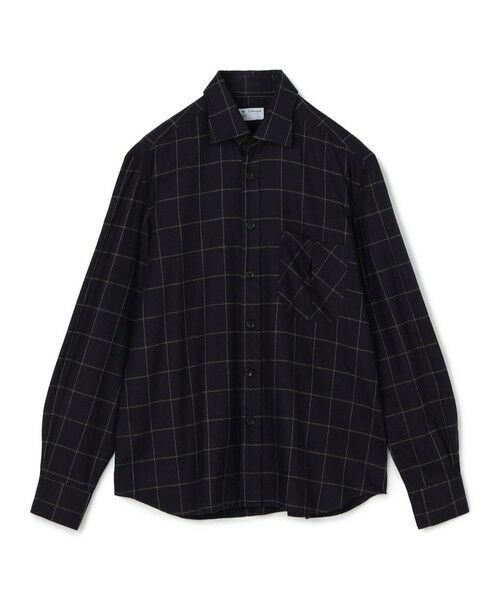 TOMORROWLAND / トゥモローランド シャツ・ブラウス | ERRICO FORMICOLA コットンチェック オーバーシャツ（68 ネイビー系）