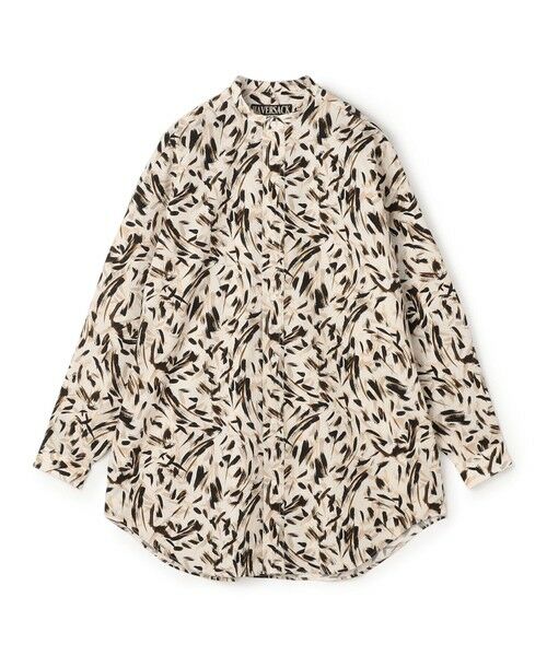 TOMORROWLAND / トゥモローランド シャツ・ブラウス | HAVERSACK ATTIRE コットン総柄 スタンドカラーロングスリーブシャツ（12 ベージュ系）