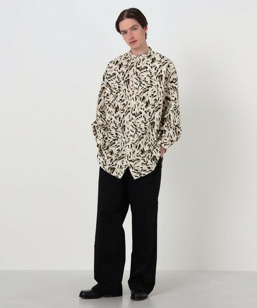 TOMORROWLAND / トゥモローランド シャツ・ブラウス | HAVERSACK ATTIRE コットン総柄 スタンドカラーロングスリーブシャツ | 詳細1