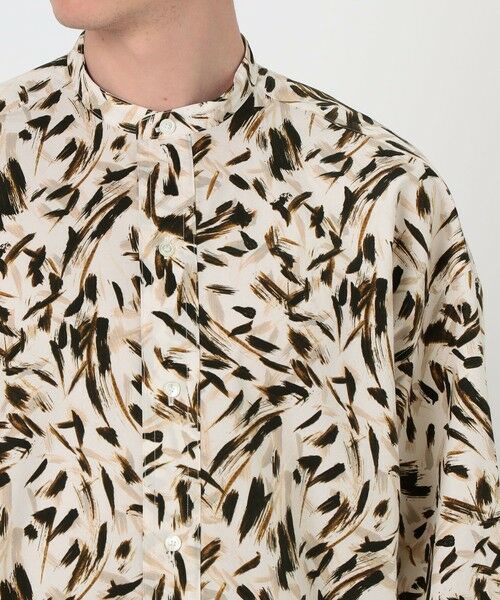 TOMORROWLAND / トゥモローランド シャツ・ブラウス | HAVERSACK ATTIRE コットン総柄 スタンドカラーロングスリーブシャツ | 詳細6