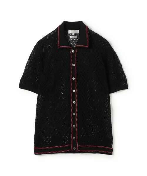 TOMORROWLAND / トゥモローランド ニット・セーター | 【別注】Raffa Molina コットン ニットシャツ（18 ブラック系）