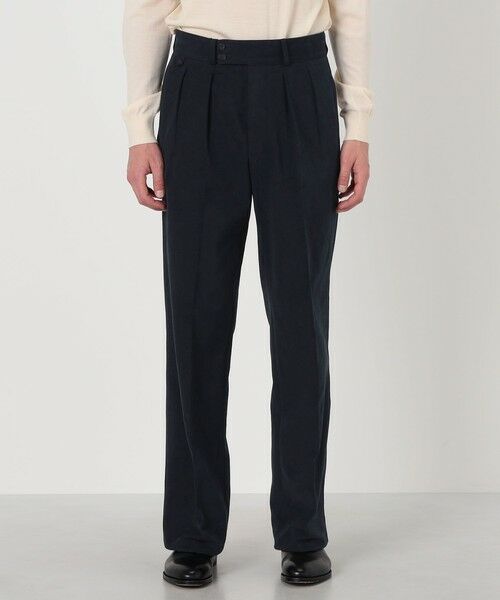 TOMORROWLAND / トゥモローランド スラックス・ドレスパンツ | BERNARD ZINS GURKA コットン 2プリーツトラウザーズ | 詳細3