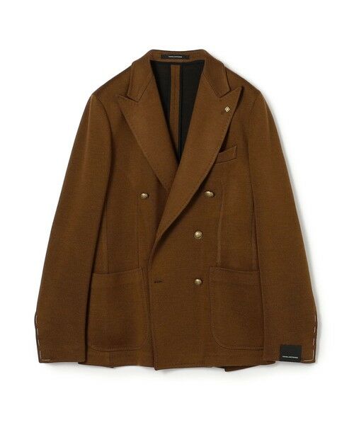 TOMORROWLAND / トゥモローランド テーラードジャケット | TAGLIATORE DARREL ポリエステルウール ダブルブレステッド6Bジャケット(47 ブラウン)