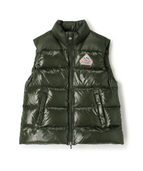 TOMORROWLAND / トゥモローランド ダウンジャケット・ベスト | PYRENEX JOHN ナイロンダウンベスト（55 グリーン）