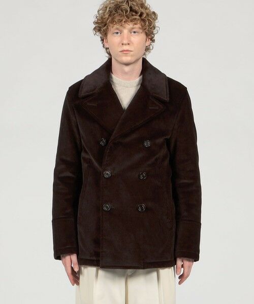TOMORROWLAND / トゥモローランド ピーコート | Sealup コットンコーデュロイ Pコート | 詳細2