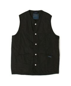 TOMORROWLAND / トゥモローランド ベスト | LAVENHAM UNWADDED THORNHAM リネンコットン キルティングベスト