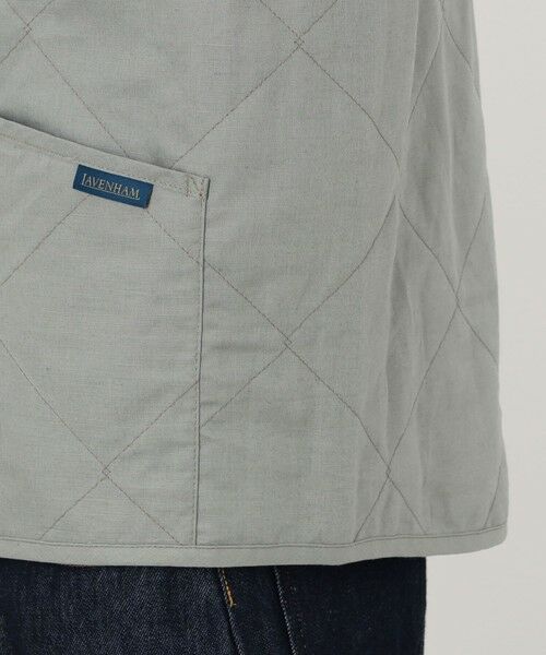 TOMORROWLAND / トゥモローランド ベスト | LAVENHAM UNWADDED THORNHAM リネンコットン キルティングベスト | 詳細10