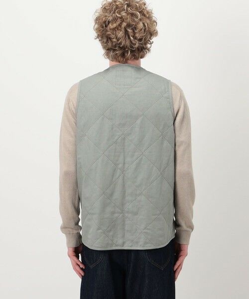 TOMORROWLAND / トゥモローランド ベスト | LAVENHAM UNWADDED THORNHAM リネンコットン キルティングベスト | 詳細5