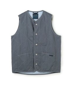 TOMORROWLAND / トゥモローランド ベスト | 【別注】LAVENHAM UNWADDED THORNHAM リネンコットン キルティングベスト
