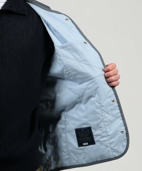 TOMORROWLAND / トゥモローランド ベスト | 【別注】LAVENHAM UNWADDED THORNHAM リネンコットン キルティングベスト | 詳細5
