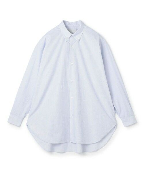 TOMORROWLAND / トゥモローランド シャツ・ブラウス | コットンブロード ボタンダウン ロングシャツ（64 ブルーストライプ）