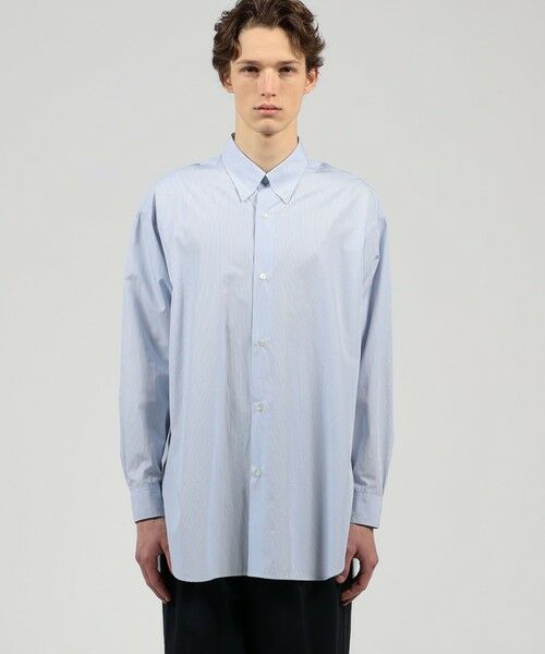 TOMORROWLAND / トゥモローランド シャツ・ブラウス | コットンブロード ボタンダウン ロングシャツ | 詳細2