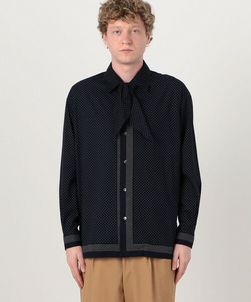 TOMORROWLAND / トゥモローランド シャツ・ブラウス | コットンレーヨン スカーフプリント ロングスリーブシャツ | 詳細15