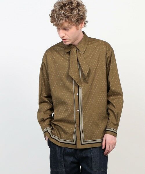 TOMORROWLAND / トゥモローランド シャツ・ブラウス | コットンレーヨン スカーフプリント ロングスリーブシャツ | 詳細2