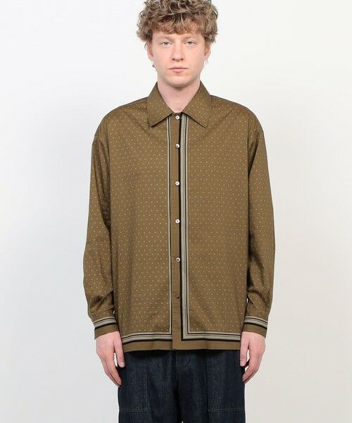 TOMORROWLAND / トゥモローランド シャツ・ブラウス | コットンレーヨン スカーフプリント ロングスリーブシャツ | 詳細3