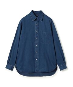 TOMORROWLAND / トゥモローランド シャツ・ブラウス | コットンインディゴ セミワイドカラーシャツ CANCLINI