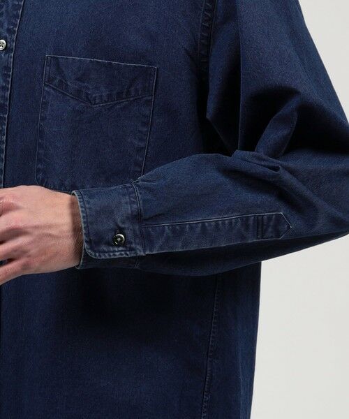 TOMORROWLAND / トゥモローランド シャツ・ブラウス | コットンインディゴ セミワイドカラーシャツ CANCLINI | 詳細6