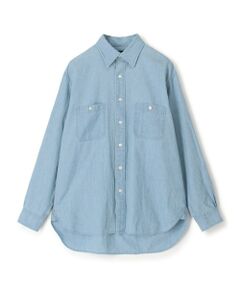 TOMORROWLAND / トゥモローランド シャツ・ブラウス | コットンダンガリー ダブルポケットシャツ CANCLINI
