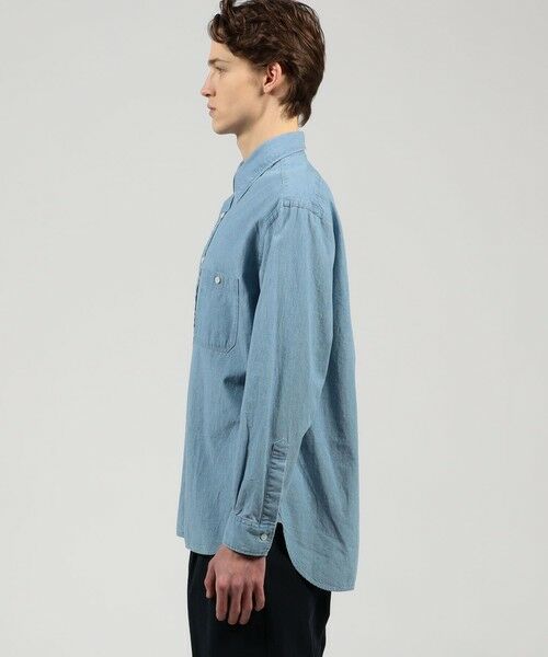 TOMORROWLAND / トゥモローランド シャツ・ブラウス | コットンダンガリー ダブルポケットシャツ CANCLINI | 詳細3