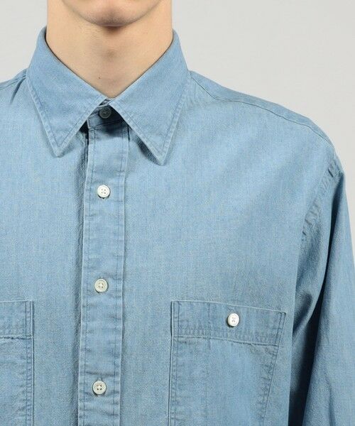TOMORROWLAND / トゥモローランド シャツ・ブラウス | コットンダンガリー ダブルポケットシャツ CANCLINI | 詳細5