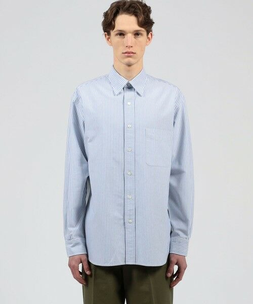 TOMORROWLAND / トゥモローランド シャツ・ブラウス | コットンオックスフォードストライプ ロングスリーブシャツ | 詳細2
