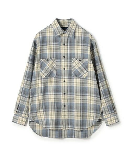 TOMORROWLAND / トゥモローランド シャツ・ブラウス | コットンビエラチェック ダブルポケット ロングスリーブシャツ（16 グレー系）