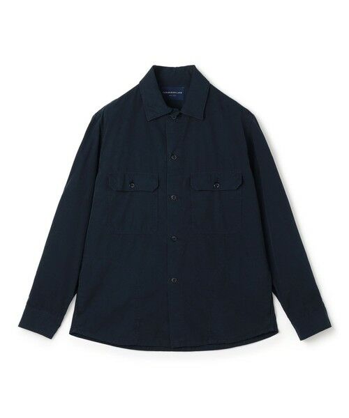 TOMORROWLAND / トゥモローランド シャツ・ブラウス | スビンコットン ダブルポケット シャツブルゾン（69 ネイビー）