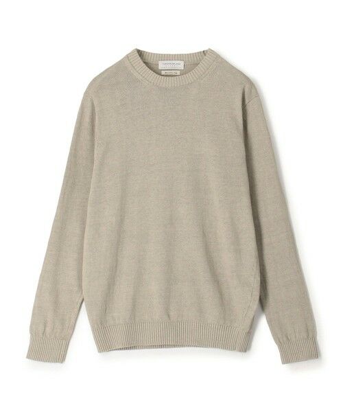 TOMORROWLAND / トゥモローランド ニット・セーター | TOMORROWLAND Tricot リネンクルーネック プルオーバーニット(15 グレージュ)