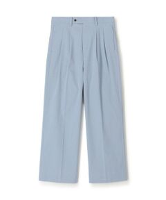 TOMORROWLAND / トゥモローランド スラックス・ドレスパンツ | コットンナイロンツイル 2タックワイドストレートパンツ