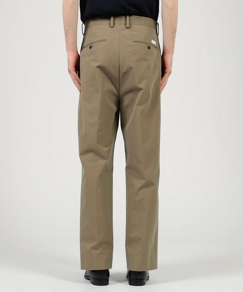 TOMORROWLAND / トゥモローランド スラックス・ドレスパンツ | コットンナイロンツイル 2タックワイドストレートパンツ | 詳細4