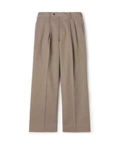 TOMORROWLAND / トゥモローランド スラックス・ドレスパンツ | ハルトウールツイル 2プリーツワイドパンツ