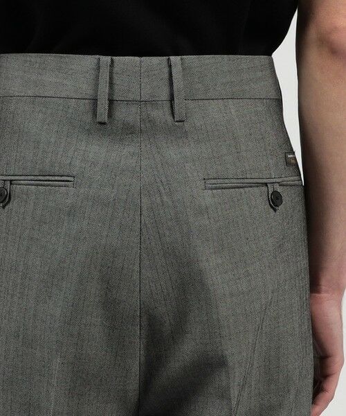 TOMORROWLAND / トゥモローランド スラックス・ドレスパンツ | ハルトウールツイル 2プリーツワイドパンツ | 詳細7