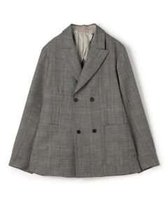 TOMORROWLAND / トゥモローランド テーラードジャケット | シェットランドウール ダブルブレステッド 4Bジャケット