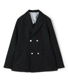 TOMORROWLAND / トゥモローランド テーラードジャケット | シェットランドウール ダブルブレステッド 4Bジャケット