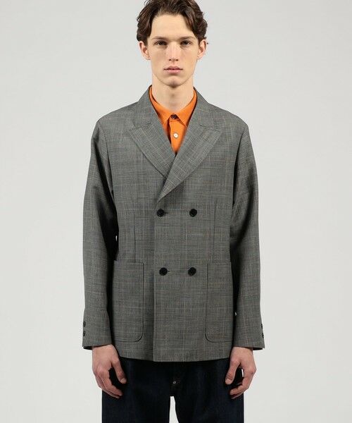 TOMORROWLAND / トゥモローランド テーラードジャケット | シェットランドウール ダブルブレステッド 4Bジャケット | 詳細2