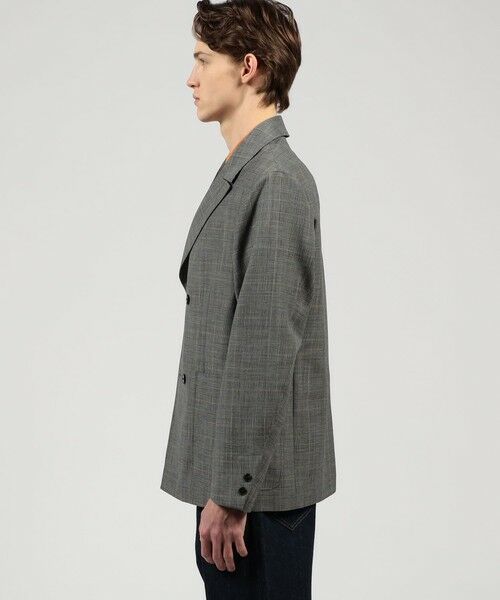 TOMORROWLAND / トゥモローランド テーラードジャケット | シェットランドウール ダブルブレステッド 4Bジャケット | 詳細3