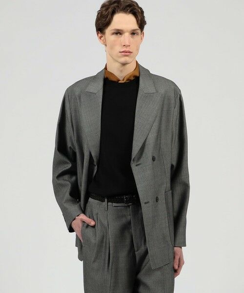 TOMORROWLAND / トゥモローランド テーラードジャケット | ハルトウールツイル ダブルブレステッド 4Bジャケット | 詳細2