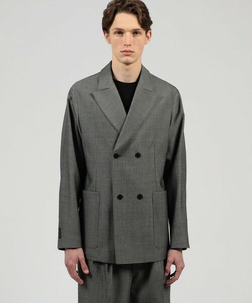 TOMORROWLAND / トゥモローランド テーラードジャケット | ハルトウールツイル ダブルブレステッド 4Bジャケット | 詳細3