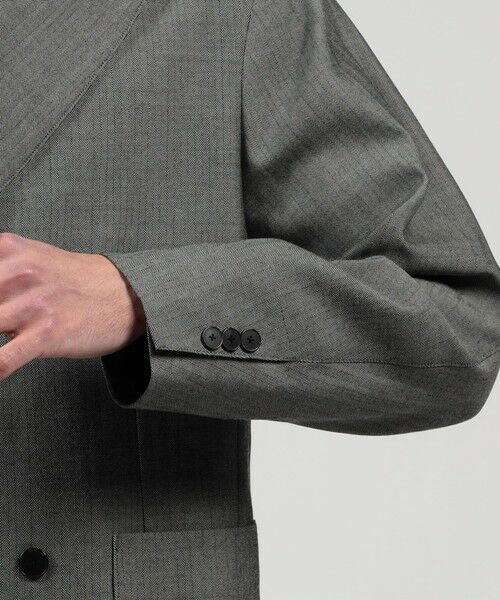 TOMORROWLAND / トゥモローランド テーラードジャケット | ハルトウールツイル ダブルブレステッド 4Bジャケット | 詳細8