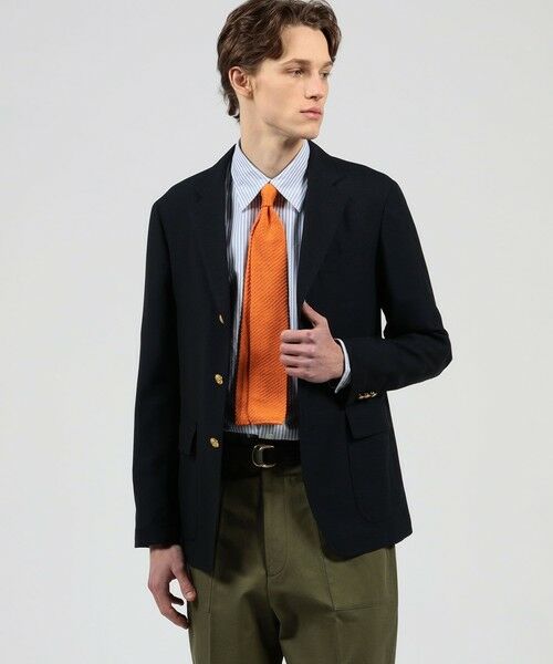 TOMORROWLAND / トゥモローランド テーラードジャケット | トロピカルウーステッド シングルブレステッド 3Bブレザー ALFRED BROWN | 詳細1