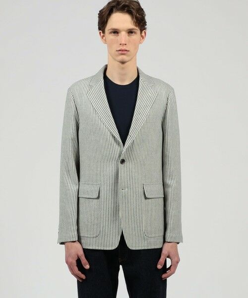 TOMORROWLAND / トゥモローランド テーラードジャケット | ウールリネンシルク シングルブレステッド 3Bジャケット MARLING＆EVANS | 詳細2