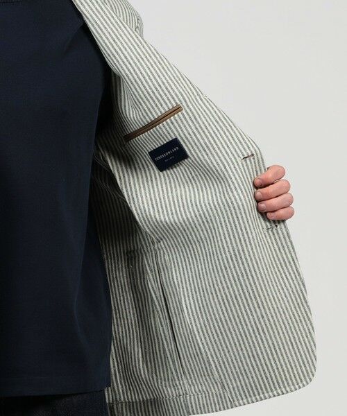 TOMORROWLAND / トゥモローランド テーラードジャケット | ウールリネンシルク シングルブレステッド 3Bジャケット MARLING＆EVANS | 詳細5