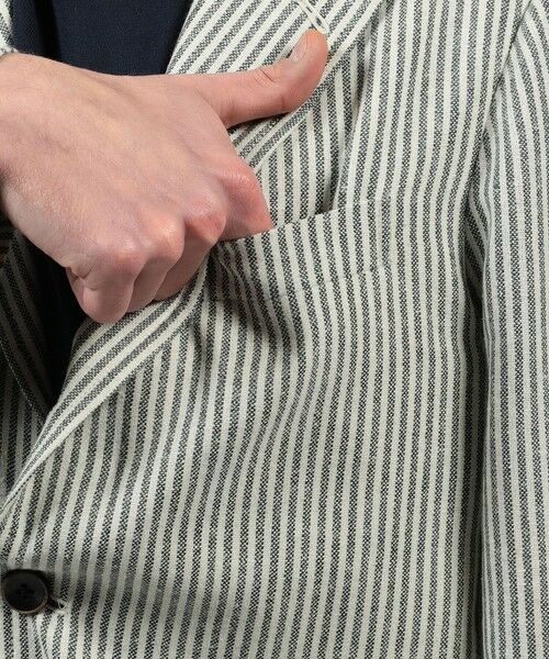 TOMORROWLAND / トゥモローランド テーラードジャケット | ウールリネンシルク シングルブレステッド 3Bジャケット MARLING＆EVANS | 詳細8