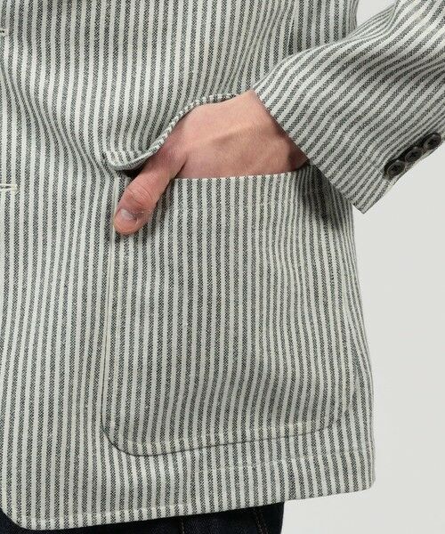 TOMORROWLAND / トゥモローランド テーラードジャケット | ウールリネンシルク シングルブレステッド 3Bジャケット MARLING＆EVANS | 詳細9